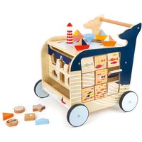 small foot Activity Lauflernwagen »Wal« - dunkelblau von small foot