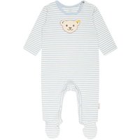 Steiff Baby-Strampler - Herren - Gr. 86 - blau/gestreift von Steiff