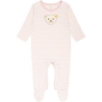 Steiff Baby-Strampler - Damen - Gr. 86 - rosa/gestreift von Steiff