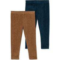 Tchibo - 2 Kinder-Cord-Leggings - Baby - Gr. 86/92 - dunkelblau Tchibo - 2 Kinder-Cord-Leggings - Baby - Gr. 86/92 - dunkelblau von Tchibo