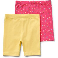 Tchibo - 2 Kinder-Radler-Leggings - Baby - Gr. 86/92 - gelb von Tchibo