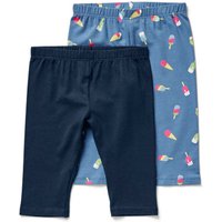 Tchibo - 2 Kleinkind-Leggings - Baby - Gr. 74/80 - dunkelblau Tchibo - 2 Kleinkind-Leggings - Baby - Gr. 74/80 - dunkelblau von Tchibo
