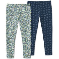 Tchibo - 2 Leggings - Baby - Gr. 74/80 - hellblau/print von Tchibo