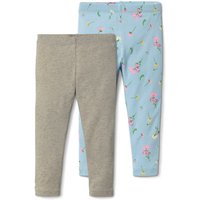 Tchibo - 2 Leggings aus Bio-Baumwolle - Baby - Gr. 74/80 - hellblau/geblümt Tchibo - 2 Leggings aus Bio-Baumwolle - Baby - Gr. 74/80 - hellblau/geblümt von Tchibo