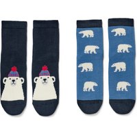 Tchibo - 2 Paar Kinder-Antirutsch-Socken - Baby - Gr. 23-26 - dunkelblau von Tchibo