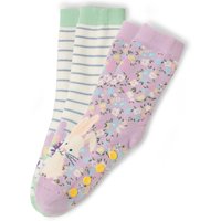 Tchibo - 2 Paar Kinder-Antirutsch-Socken - Baby - Gr. 23-26 - hellblau/jacquard von Tchibo