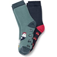 Tchibo - 2 Paar Kleinkind-Antirutsch-Socken - Baby - Gr. 23-26 - dunkelblau von Tchibo