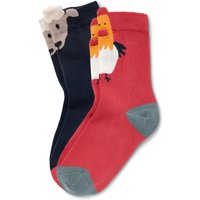 Tchibo - 2 Paar Kleinkind-Socken - Baby - Gr. 23-26 - dunkelblau von Tchibo