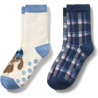 Tchibo - 2 Paar Kleinkinder-Antirutsch-Socken mit Dackel-Jacquard - Baby - Gr. 19-22 - weiß/jacquard Tchibo - 2 Paar Kleinkinder-Antirutsch-Socken mit Dackel-Jacquard - Baby - Gr. 19-22 - weiß/jacquard von Tchibo
