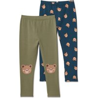 Tchibo - 2 wärmende Kinder-Leggings mit angerauter Innenseite - Baby - Gr. 86/92 - dunkelblau Tchibo - 2 wärmende Kinder-Leggings mit angerauter Innenseite - Baby - Gr. 86/92 - dunkelblau von Tchibo