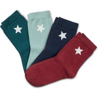 Tchibo - 4 Paar »Glow in the Dark«-Kinder-Socken - Baby - Gr. 23-26 - dunkelblau von Tchibo