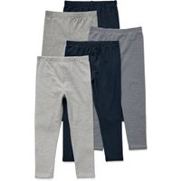 Tchibo - 5 Kinder-Leggings - Baby - Gr. 50/56 - weiß von Tchibo