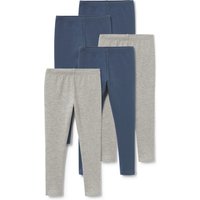 Tchibo - 5 Kinder-Leggings - Baby - Gr. 86/92 - blau von Tchibo