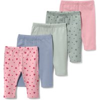 Tchibo - 5 Kinder-Leggings in 3/4-Länge - Baby - Gr. 50/56 - hellblau Tchibo - 5 Kinder-Leggings in 3/4-Länge - Baby - Gr. 50/56 - hellblau von Tchibo