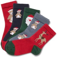 Tchibo - 5 Paar Kinder-Socken - Baby - Gr. 23-26 - dunkelblau von Tchibo