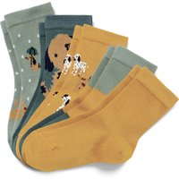 Tchibo - 5 Paar Kinder-Socken - Baby - Gr. 23-26 - dunkelgrün/jacquard Tchibo - 5 Paar Kinder-Socken - Baby - Gr. 23-26 - dunkelgrün/jacquard von Tchibo