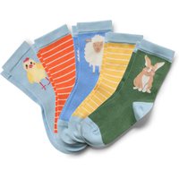 Tchibo - 5 Paar Kinder-Socken - Baby - Gr. 23-26 - hellblau von Tchibo