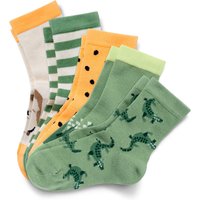 Tchibo - 5 Paar Kinder-Socken - Baby - Gr. 23-26 - schwarz/jacquard von Tchibo