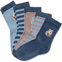 Tchibo - 5 Paar Kleinkind-Socken - Baby - Gr. 23-26 - blau von Tchibo