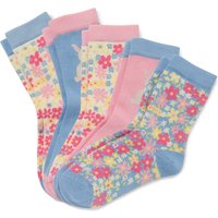 Tchibo - 5 Paar Kleinkind-Socken - Baby - Gr. 23-26 - hellblau von Tchibo