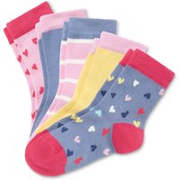 Tchibo - 5 Paar Socken aus Bio-Baumwolle - Baby - Gr. 23-26 - blau/jacquard Tchibo - 5 Paar Socken aus Bio-Baumwolle - Baby - Gr. 23-26 - blau/jacquard von Tchibo