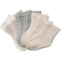 Tchibo - 7 Paar Baby-Frottier-Socken - Herren - Gr. 19-22 - hellbraun von Tchibo