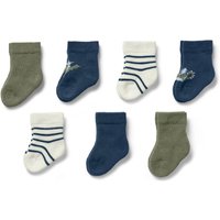 Tchibo - 7 Paar Baby-Socken - Herren - Gr. 23-26 - creme von Tchibo