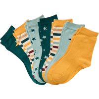 Tchibo - 7 Paar Kinder-Socken - Baby - Gr. 23-26 - dunkelgrün von Tchibo