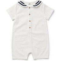 Tchibo - Baby-Matrosen-Strampler - Herren - Gr. 98/104 - dunkelblau/gestreift von Tchibo