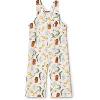 Tchibo - Baby-Musselin-Latzhose - Kinder - Gr. 98/104 - weiß/print von Tchibo