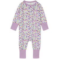 Tchibo - Baby-Schlafanzug - Mädchen - Gr. 98/104 - lila/geblümt von Tchibo