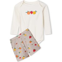 Tchibo - Baby-Set: Body und Shorts - Kinder - Gr. 98/104 - creme von Tchibo