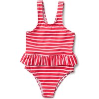 Tchibo - Kinder-Badeanzug - Baby - Gr. 86/92 - weiß/gestreift von Tchibo