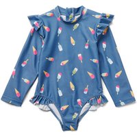 Tchibo - Kinder-Badeanzug mit UV-Schutzfaktor 80 - Baby - Gr. 74/80 - blau/print von Tchibo