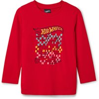 Tchibo - Kinder-Langarmshirt »Hot Wheels« - Baby - Gr. 86/92 - rot/print von Tchibo