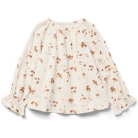 Tchibo - Kinder-Musselin-Bluse - Baby - Gr. 86/92 - creme/geblümt von Tchibo