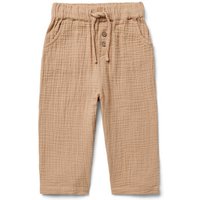 Tchibo - Kinder-Musselin-Hose - Baby - Gr. 62/68 - beige von Tchibo