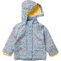 Tchibo - Kinder-Regenjacke - Baby - Gr. 74/80 - hellblau/geblümt von Tchibo