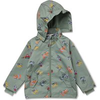 Tchibo - Kinder-Regenjacke - Baby - Gr. 86/92 - grau/print von Tchibo