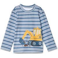 Tchibo - Kinder-Shirt mit UV-Schutzfaktor 50+ - Baby - Gr. 86/92 - dunkelblau/gestreift von Tchibo