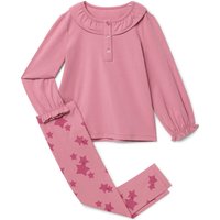 Tchibo - Kinder-Shirt und Leggings - Baby - Gr. 62/68 - dunkelrosa von Tchibo