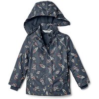Tchibo - Kinder-Thermo-Regenjacke - Baby - Gr. 74/80 - dunkelblau/print von Tchibo