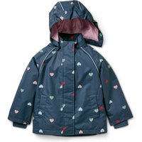 Tchibo - Kinder-Thermo-Regenjacke - Baby - Gr. 74/80 - rosa/print von Tchibo