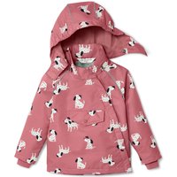 Tchibo - Kinder-Thermo-Regenjacke - Baby - Gr. 86/92 - dunkelrosa/print von Tchibo