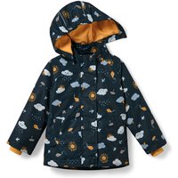 Tchibo - Kleinkind-Thermo-Regenjacke - Baby - Gr. 74/80 - dunkelblau/print von Tchibo