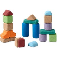 Tchibo - Kork-Bauklötze-Set - mehrfarbig von Tchibo