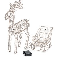 Tchibo - LED-Rentier mit Schlitten - schwarz von Tchibo