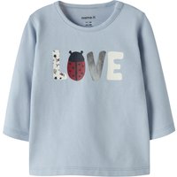 Tchibo - Name IT Baby-Langarmshirt - Baby - Gr. 74 - blau von Tchibo