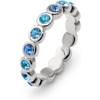Tchibo - Ring Memory Blue Shades - Damen - Gr. 18 - silber von Tchibo