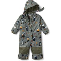 Tchibo - Schneeanzug mit Tier-Print - Baby - Gr. 74/80 - grün/print von Tchibo